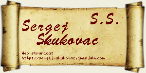 Sergej Skukovac vizit kartica